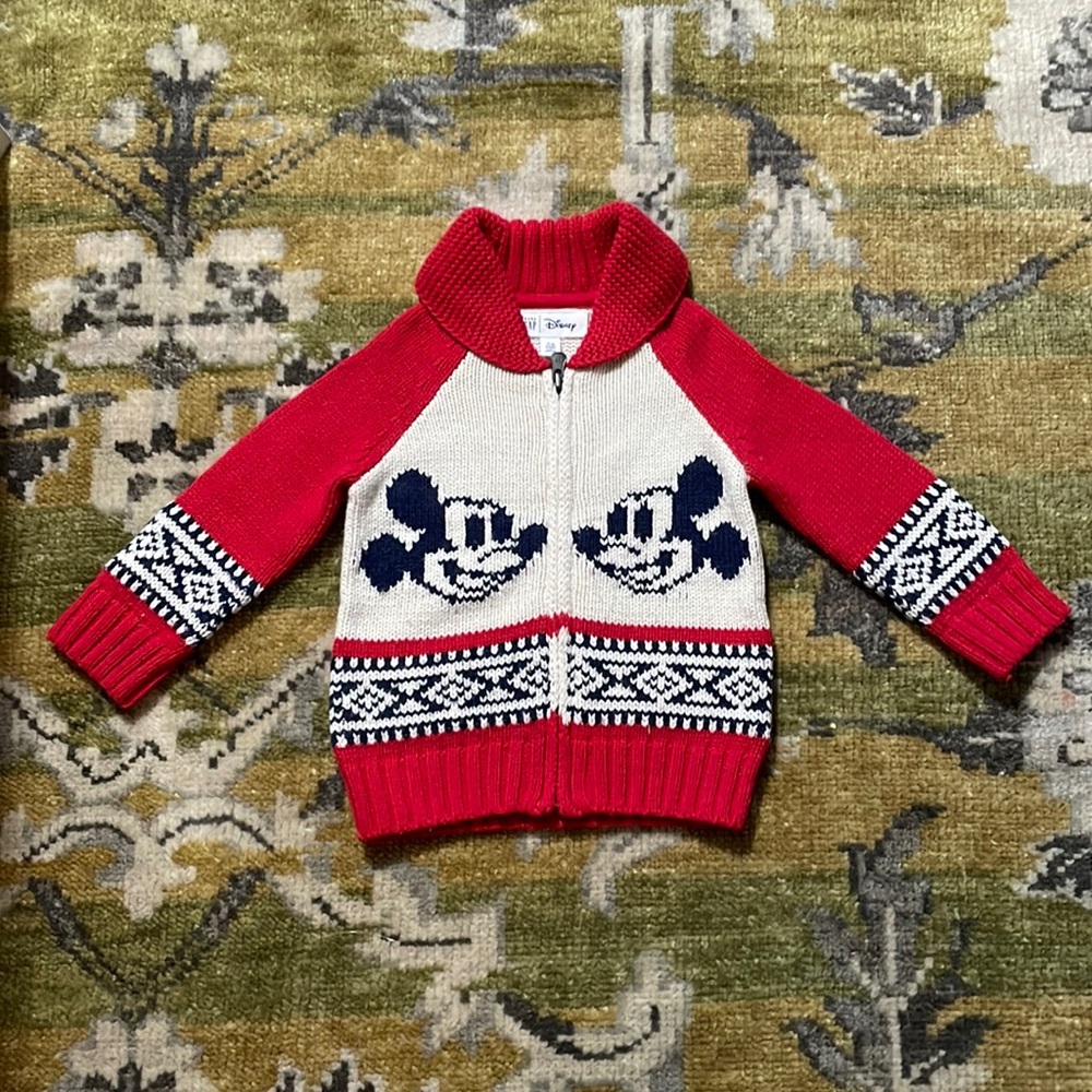 Baby GAP x Disney collared sweater 18-24MO